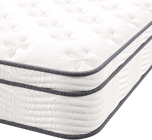 Miniatura 207 de Modway Jenna - Colchón King de muelles interiores (8 pulgadas), Tela, Blanco