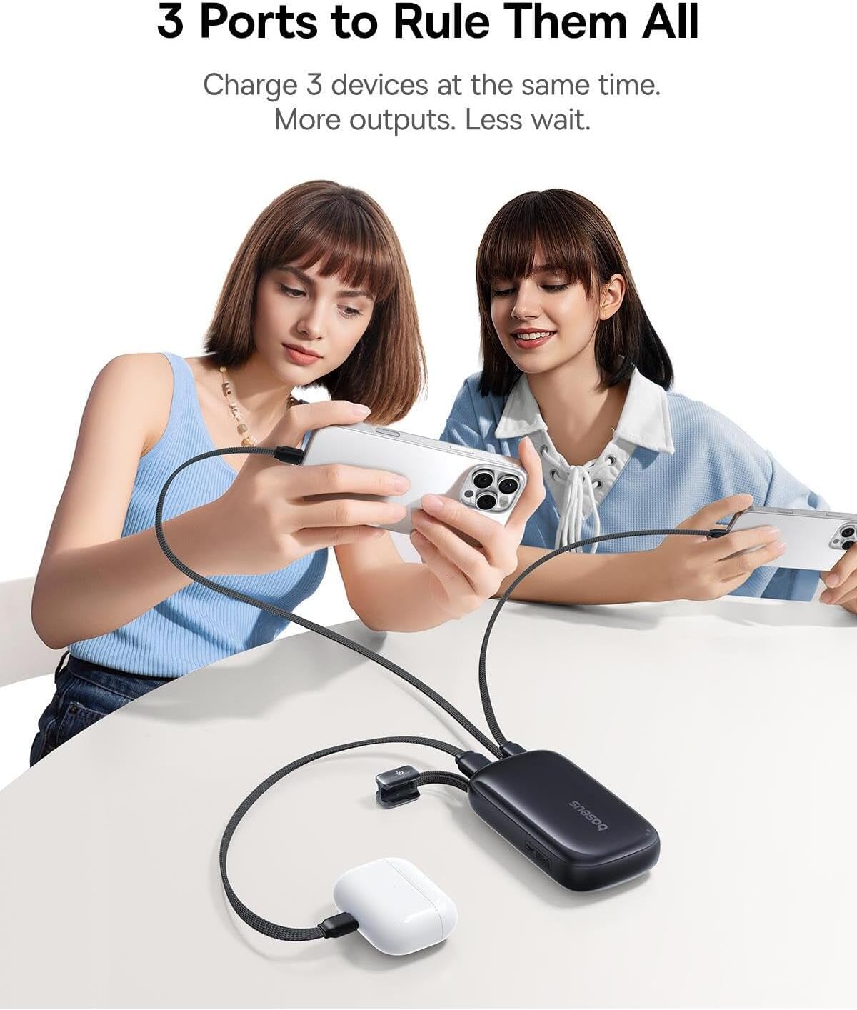 Baseus EnerFill FC21 QPow3 Ultra Dijital Göstergeli Powerbank 10.000 mAh 45W – Siyah