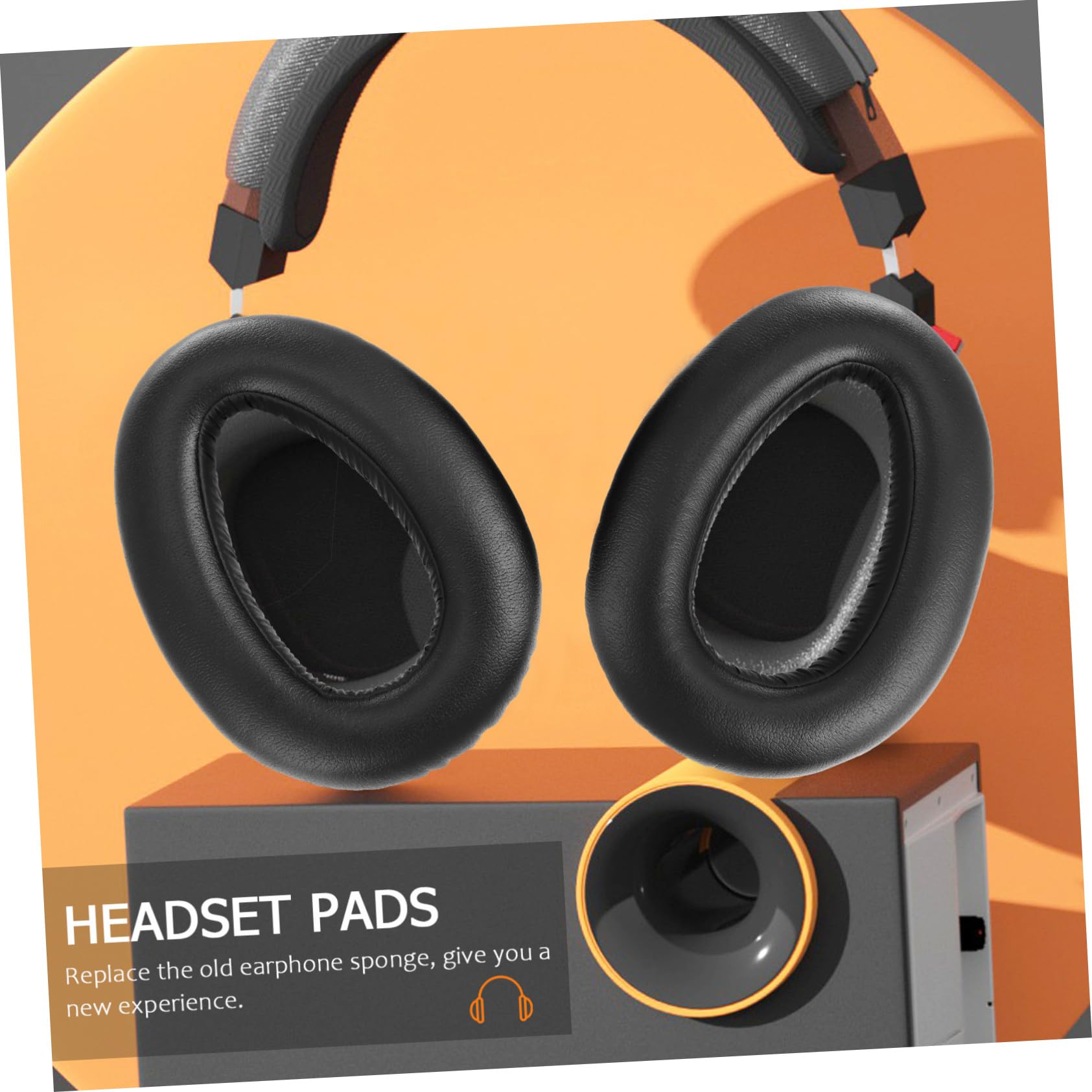 VILLCASE 3 Pares De Auriculares Inalámbricos Inalámbricos para Los Negros De Espuma Viscoelástica