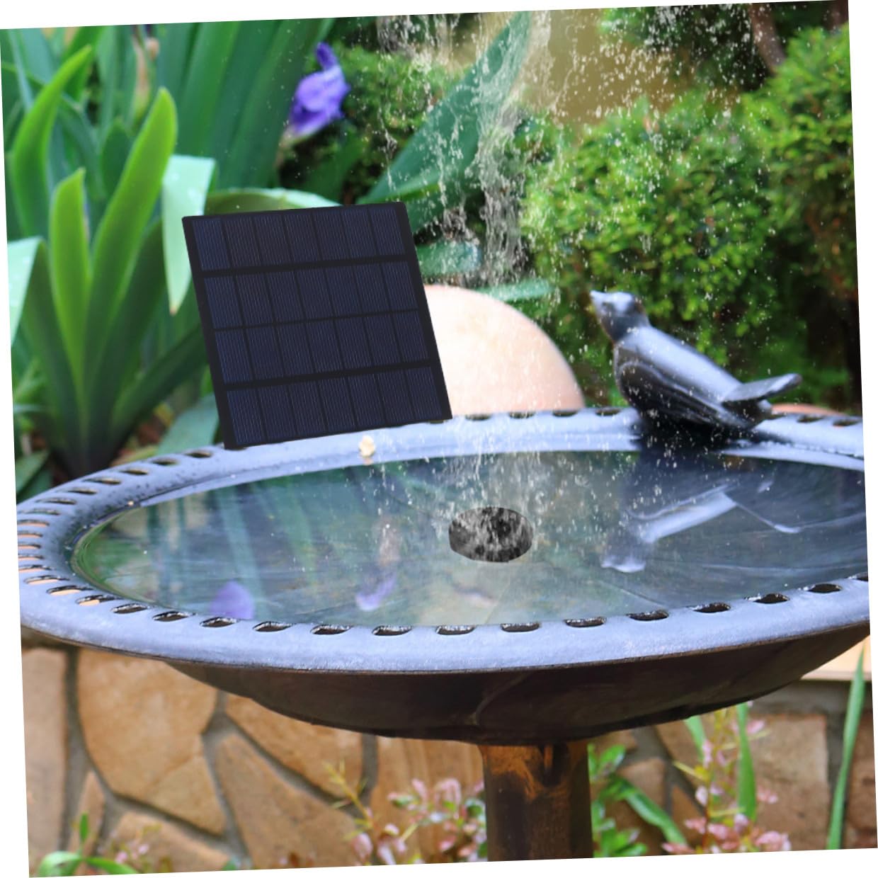 Happyyami Pompa Di Ad Energia Solare Portatile Silenziosa Per Acquari Da Esterno