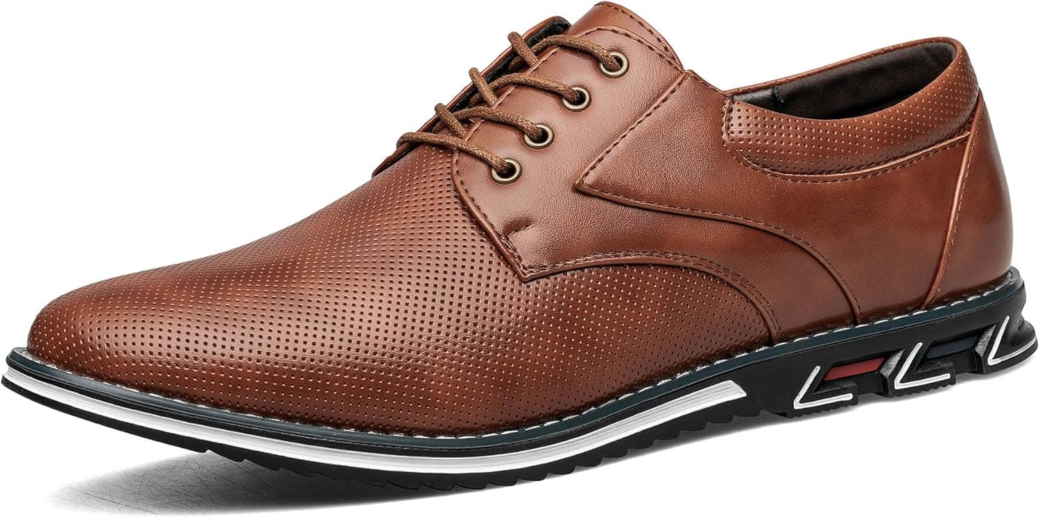 Men's Casual Dress Shoes Comfort, Fashion Dress Sneakers Men, Superior Soft Leather Mens Oxford Business Casual Shoe