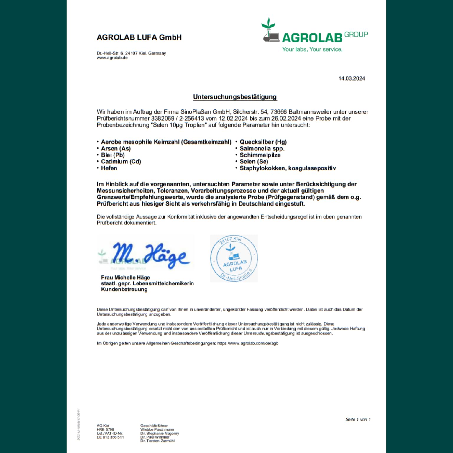 Selen Tropfen flüssig 200µg | 10µg pro Tropfen | 200µg pro Tagesdosis | SEHR HOHE AUFNAHMEFÄHIGKEIT | vegan | laborgeprüft | Made in Germany
