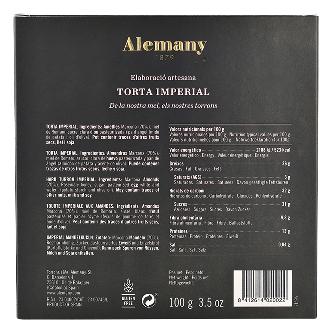 Turrón Tarta Imperial