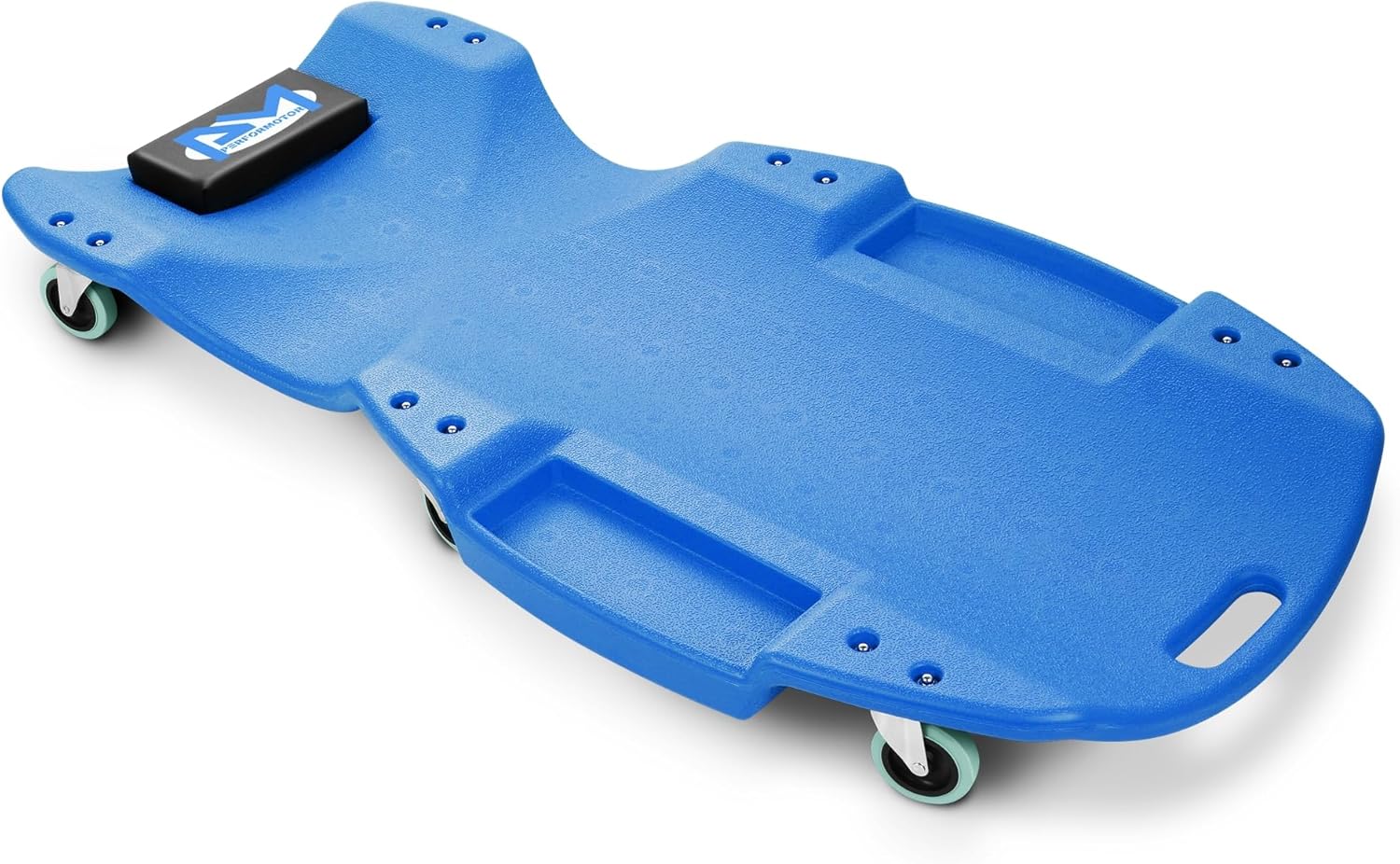 PM PERFORMOTOR 36" L X 17" W x 4.25" H Vehicle Repair Low Profile Automotive Creeper w/Padded Headrest, Orange, PM-TOL-CPC36-OG