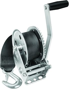 Fulton 142102 Single Speed Winch with 20 Strap - 1100 lbs. Capacity, 1 Pack