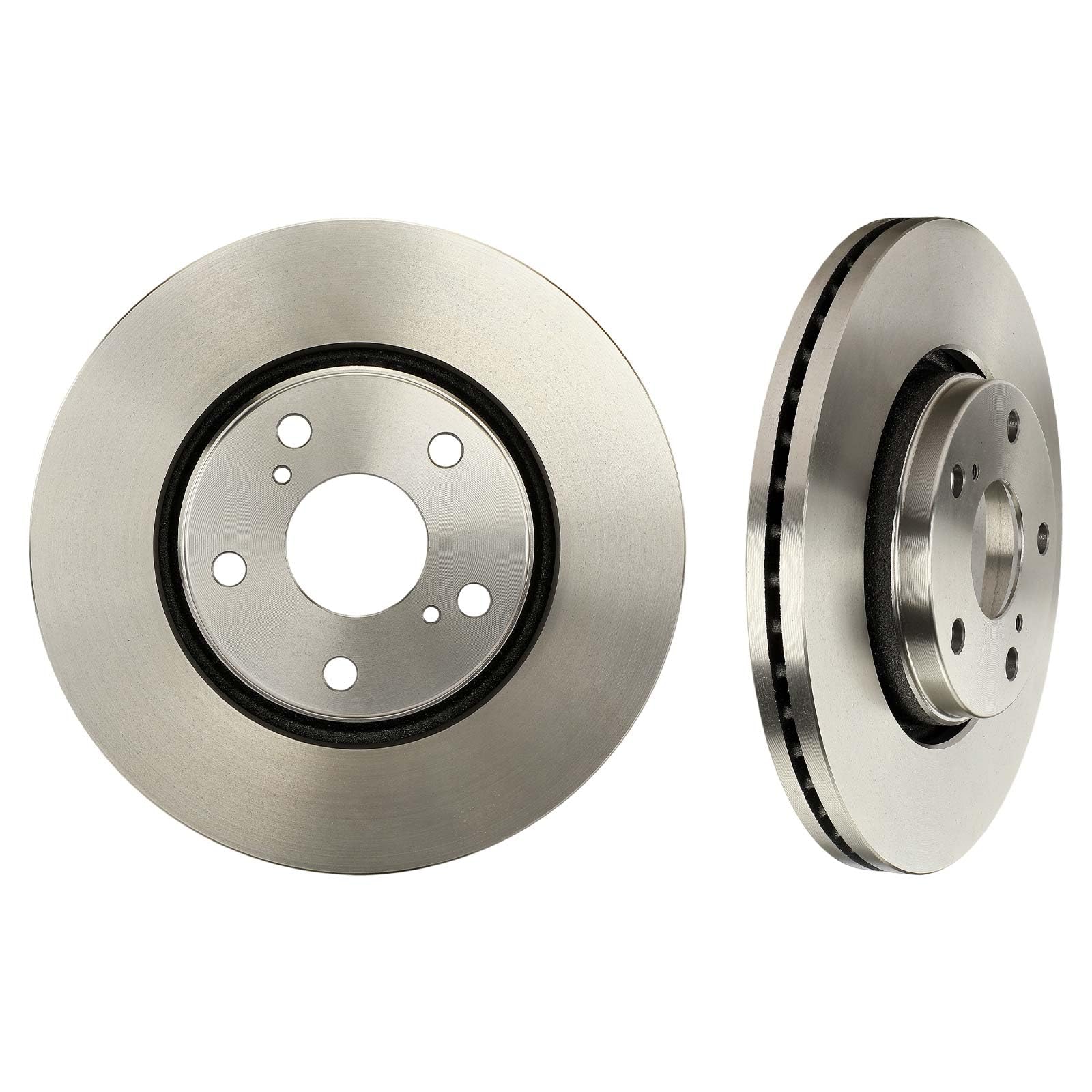 Frankberg 2x Discos de freno + 4x Pastillas de freno Eje delantero Compatible con A.u.r.i.s E15 2.0L 2.2L 2006-2012 A.u.r.i.s Combi E18 2.0L 2013-2015 Verso R2 1.6L-2.0L 2009-2018 Replace# 0446502280