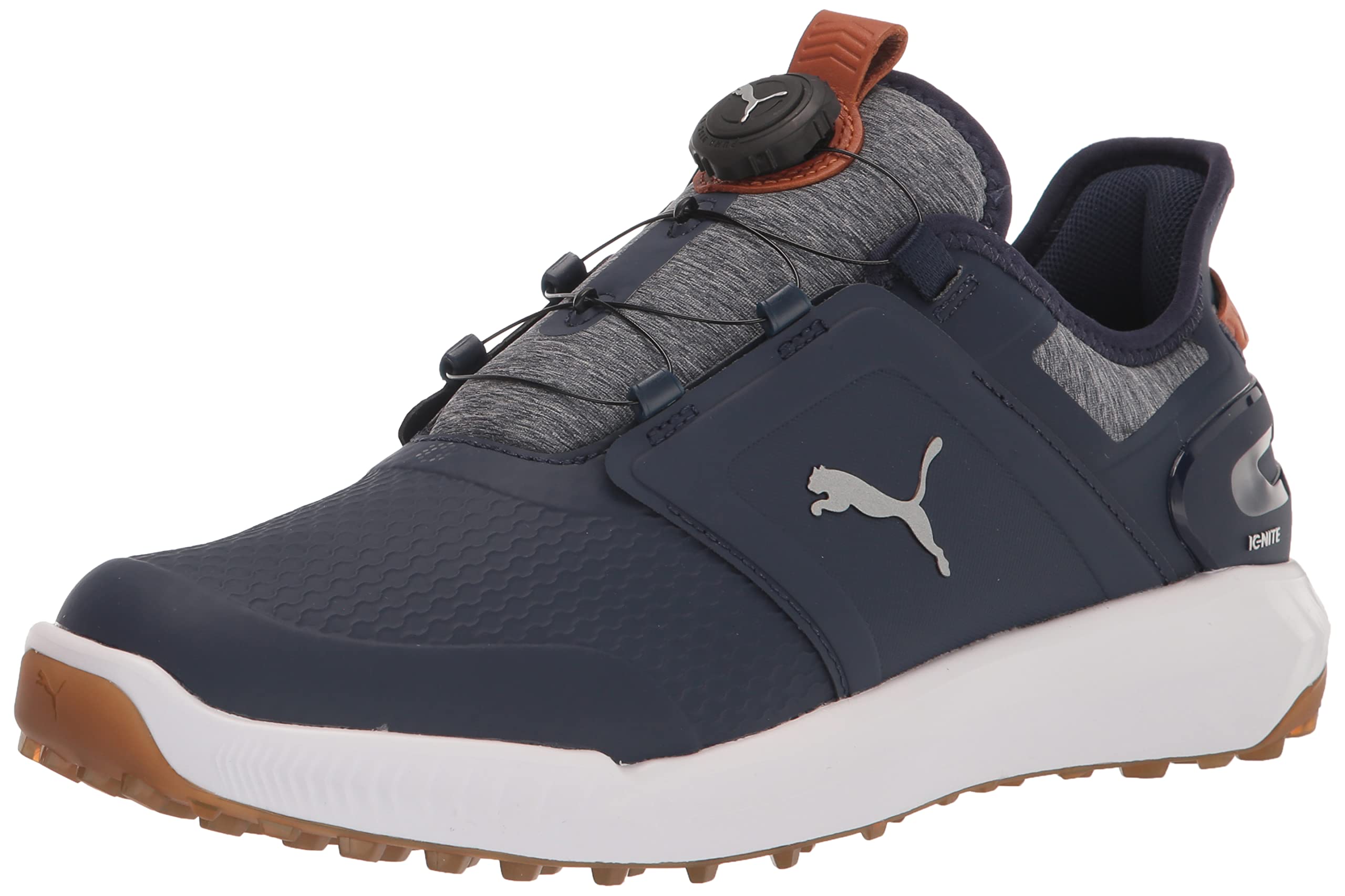 Puma 3760800511.5 Ignite Elevate Disc Puma Navy-Puma Silver 11.5 Mens