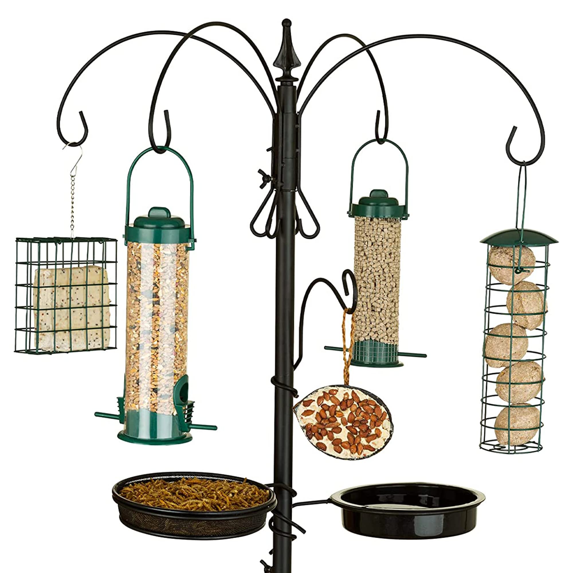 Buy SA Products Premium Bird Feeding Station Complete Set of 4 Bird