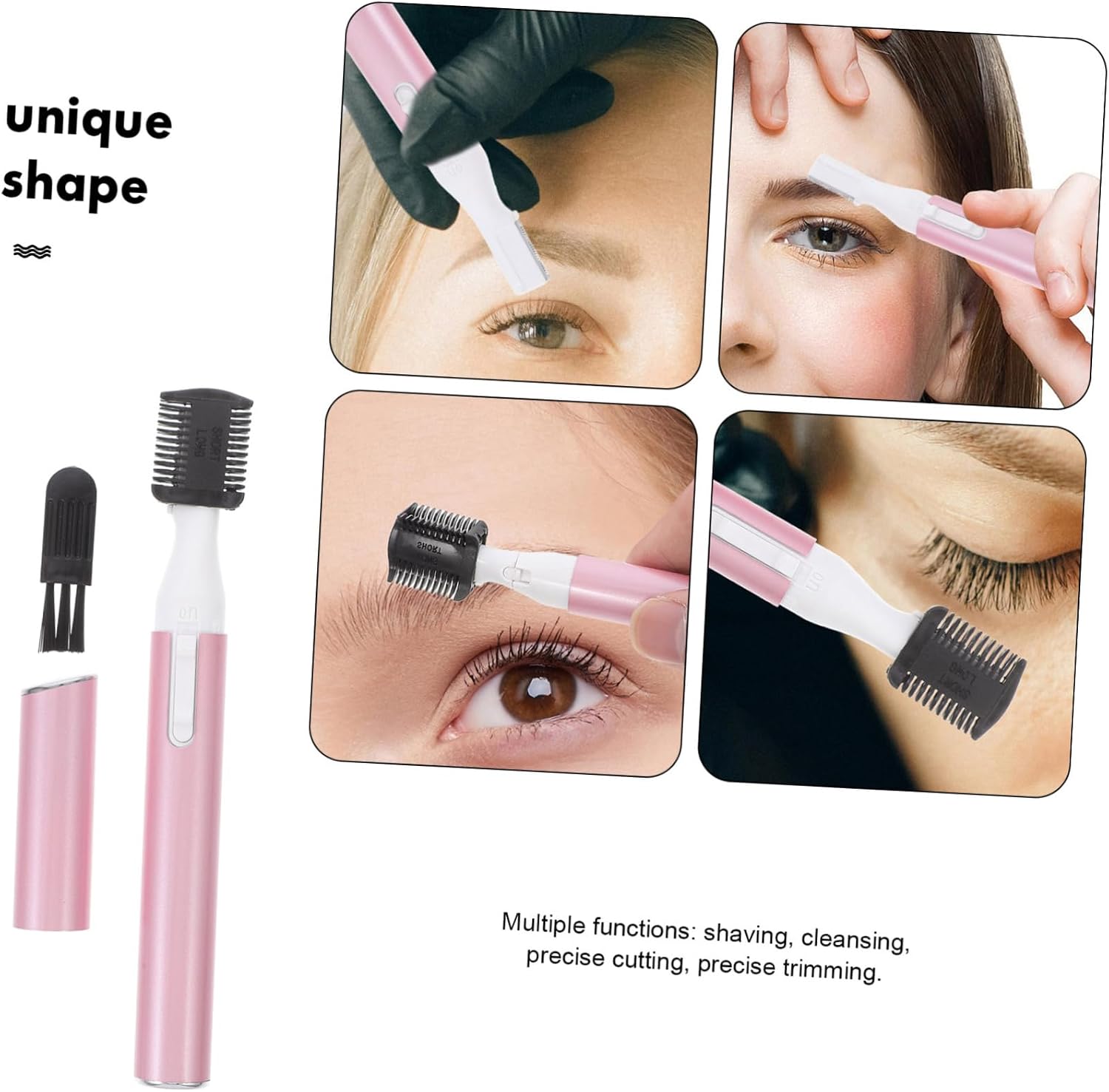 Electric Eyebrow Trimmer Hair Remover Portable Aluminum Shaver
