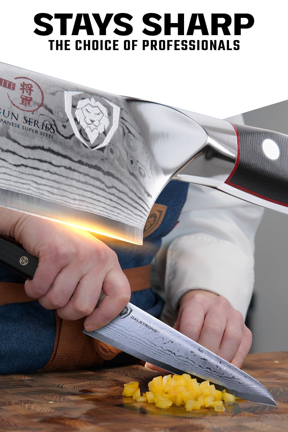 Dalstrong 7" Chef Knife - AUS-10V Damascus — Amazon image 2