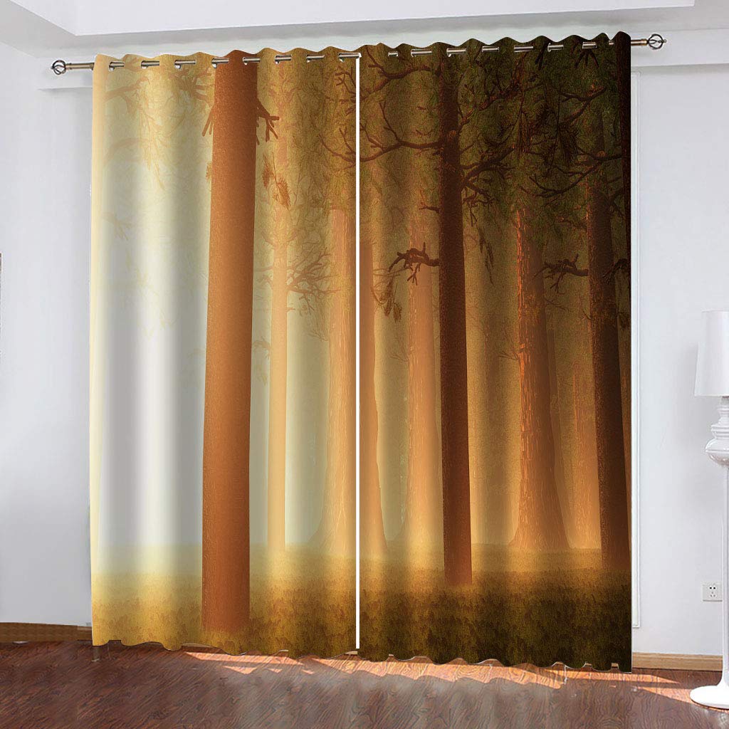 Rideau occultant et isolant thermique 234x230 cm à œillets pour salon