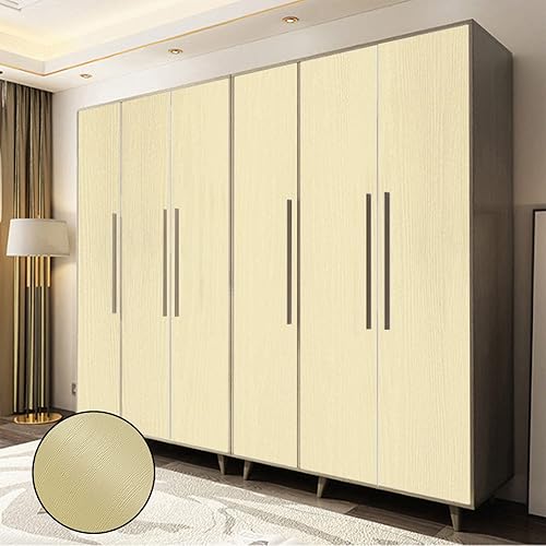 Miniatura 5 de WADILE Papel tapiz de madera para despegar y pegar de 15.9 x 196.8 pulgadas, papel adhesivo para armariosencimeras, impermeable, papel de pared