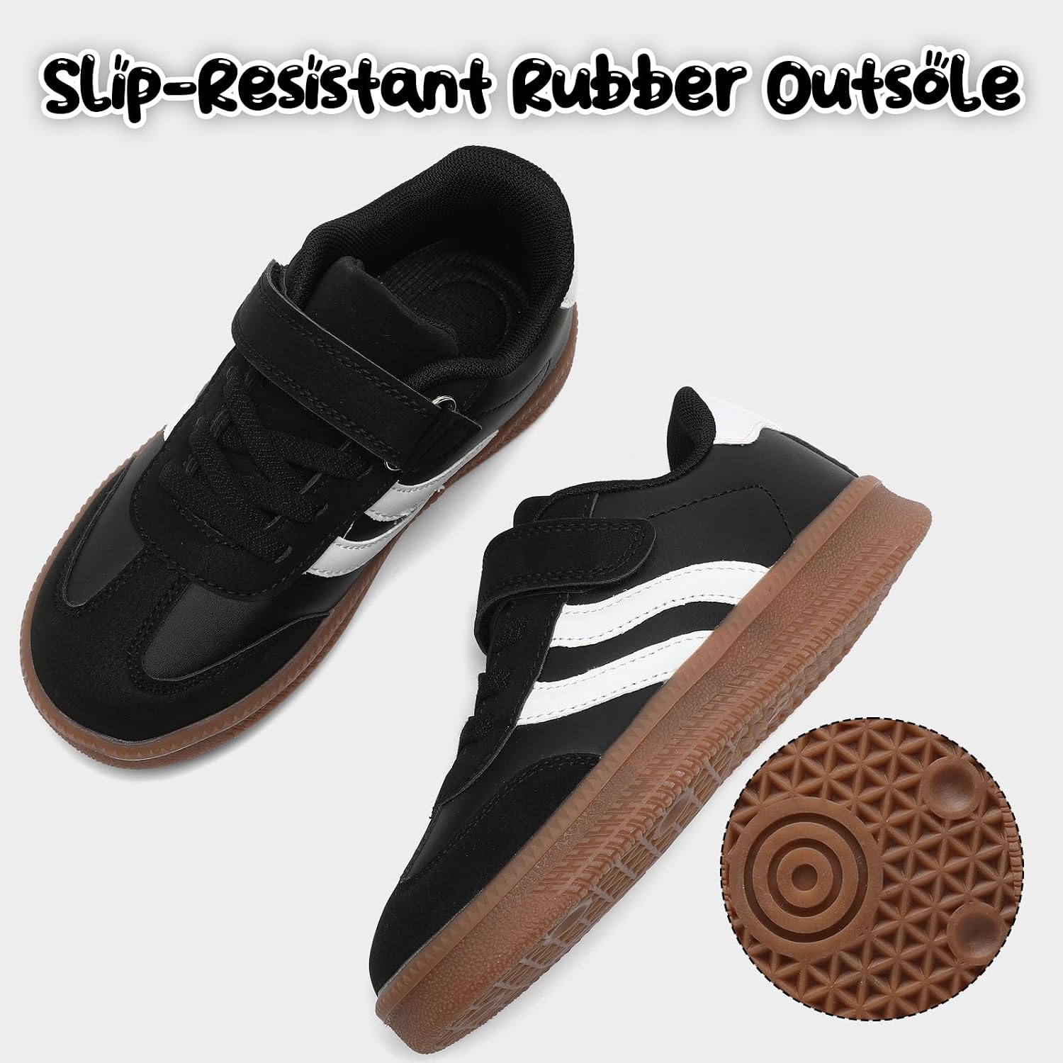 Boys' and Girls' Shoes Tennis Toddlers Sneakers Kids' Casual Shoes Fashion Walking Non-Slip Adjustable Shoe Suitable for Toddlers/Little Kid/Big Kid