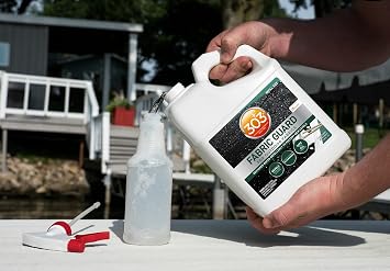 303 Marine Fabric Guard for Boat Covers & Canvas, 1 Gallon | Restores water and stain resistance on boat covers, canvas, and marine fabrics.