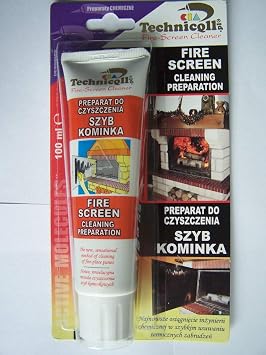 Technicqll Cleaner For Fireplace Stove Glass Fire Screen Oven 100Ml