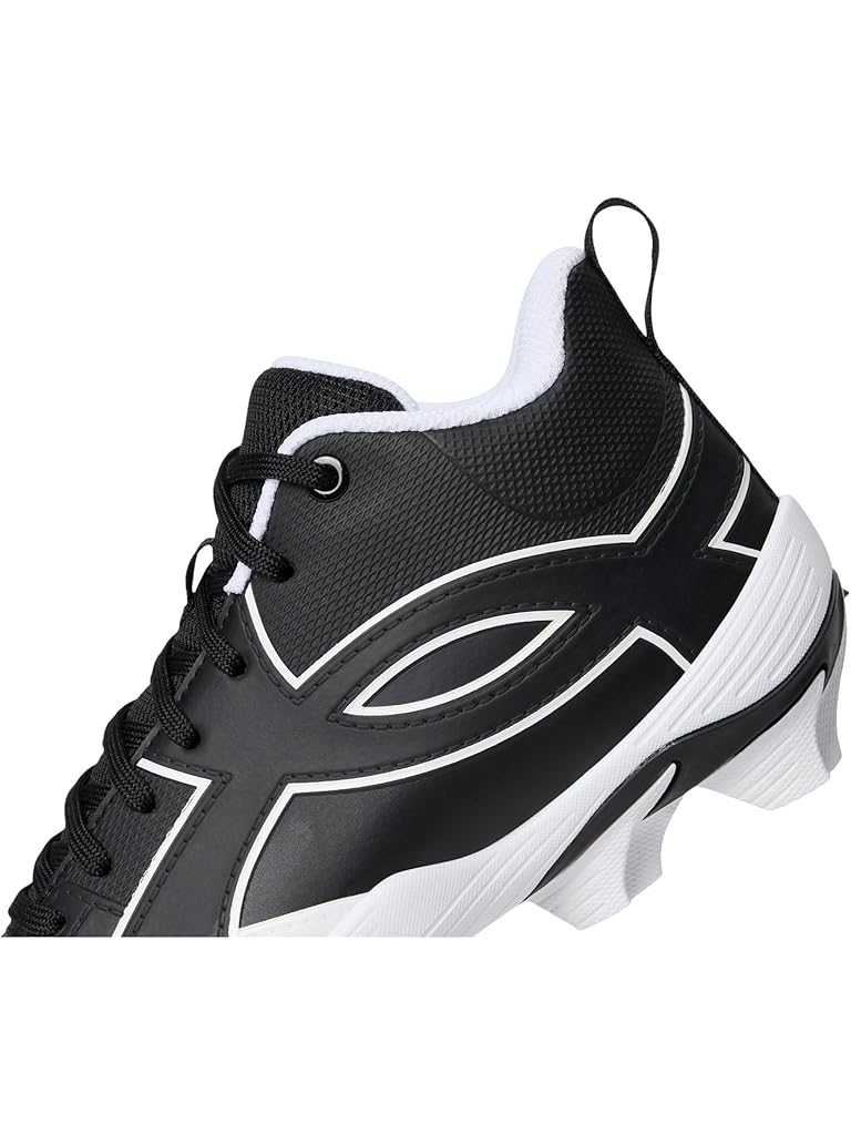 Black Under Armour Leadoff Icon Mid RM Jr Baseball Cleats (Toddler/Little Kid/Big Kid)
