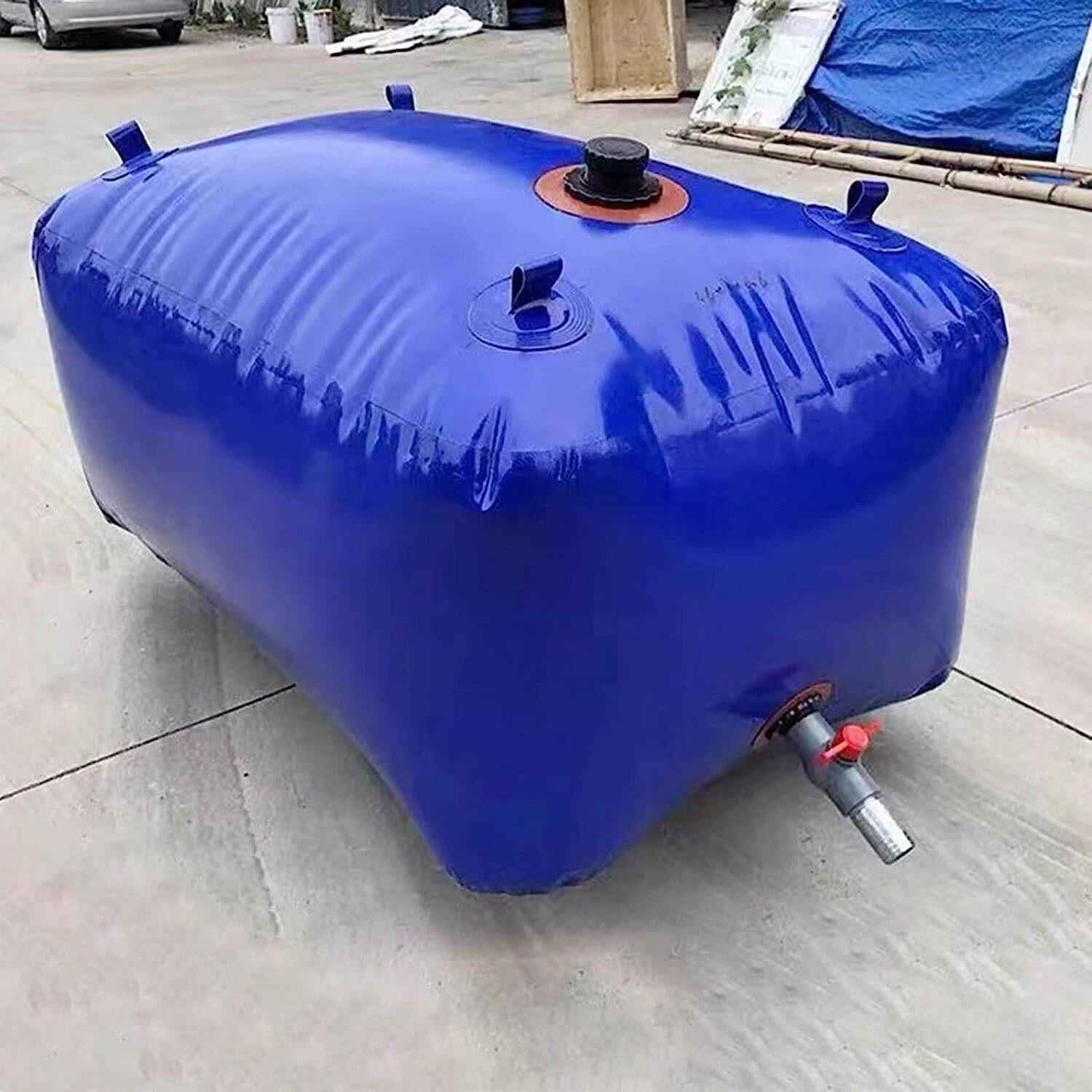 Depósito de Agua Flexible Bolsa de Almacenamiento Agua Gran Capacidad, portátil, for jardín, Ideal for extinción Incendios, construcción y tráfico Pre-Loading Bag for Bridges