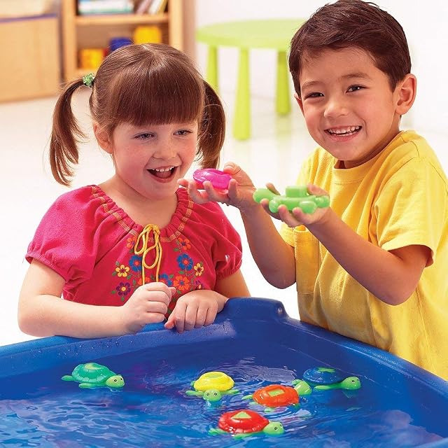 Foto 2 de 7 de Learning Resources Tortugas con Formas en los caparazones Smart Splash para Aprender a reconocer Las Formas…