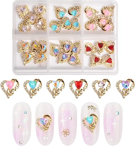 3D hecho a mano con flores perlas de diamante dijes de uñas de flores coloridas diamantes de imitación de uñas gemas de cristal diamantes de