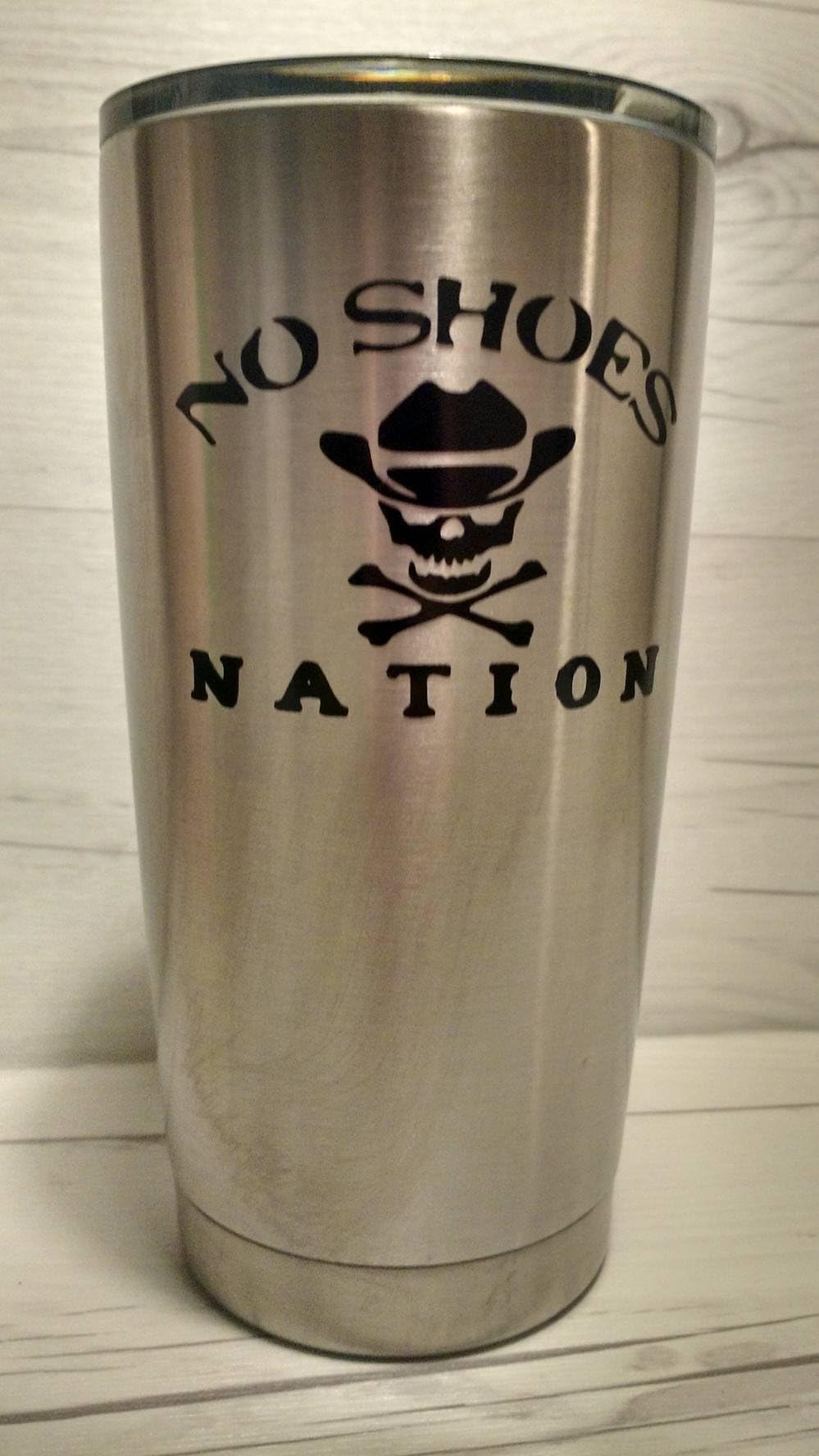 No Shoes Nation Vinyl Decal Sticker