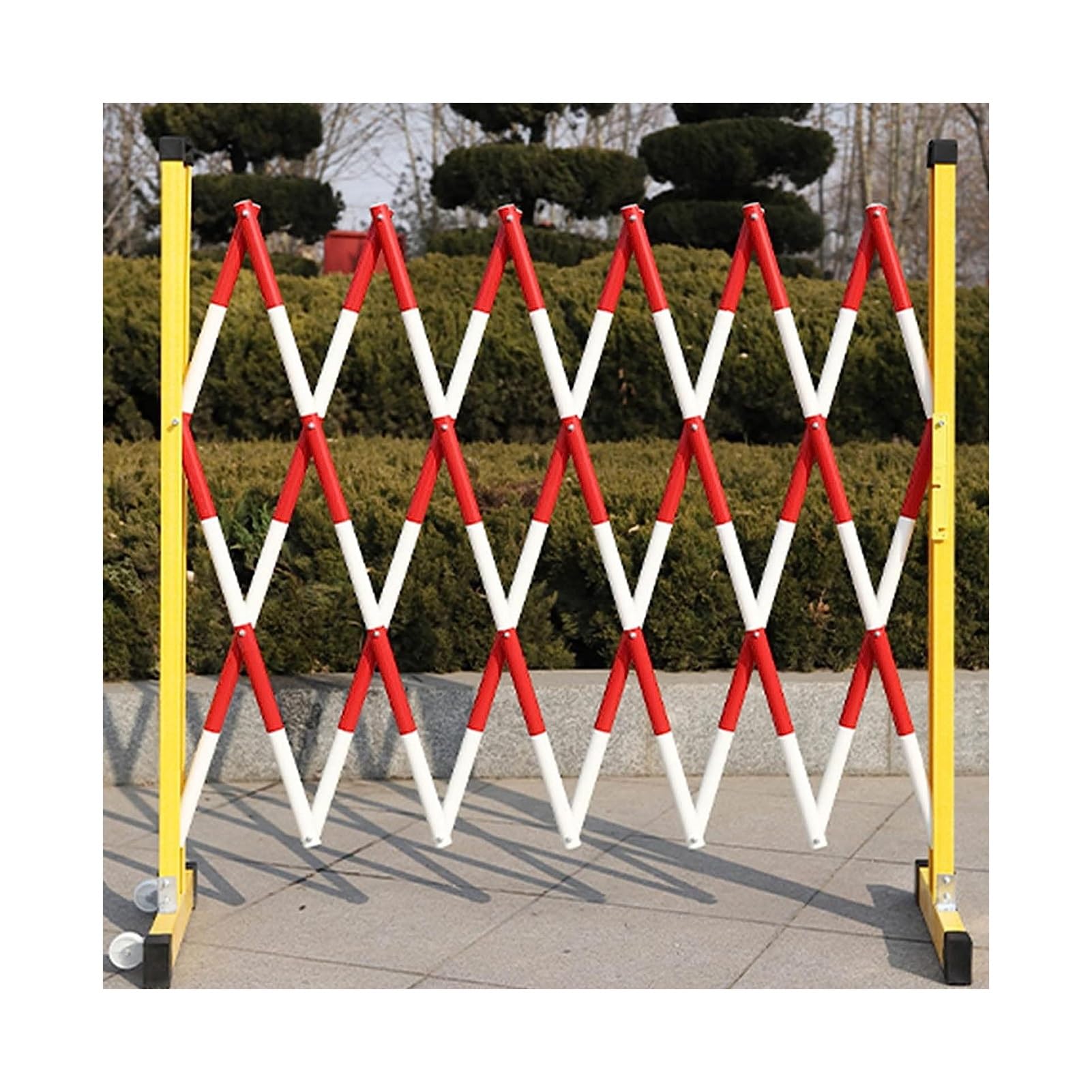 Barrière rétractable portable pour centres commerciaux et verrous