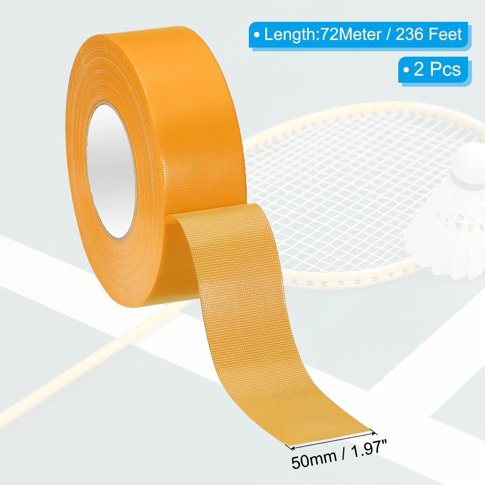 PATIKIL Pickleball Court Tape 2 in x 236ft - Image 2