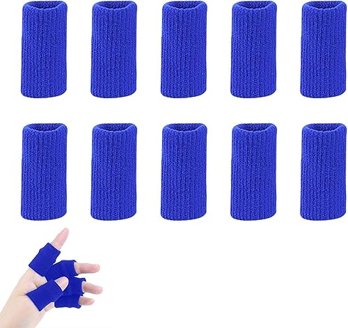Miniatura 8 de Yimin Finger Sleeves for Sports - Breathable Finger Compression Sleeve for Swelling - Finger Stall Sports Finger Cots Nylon Knitted for Sport