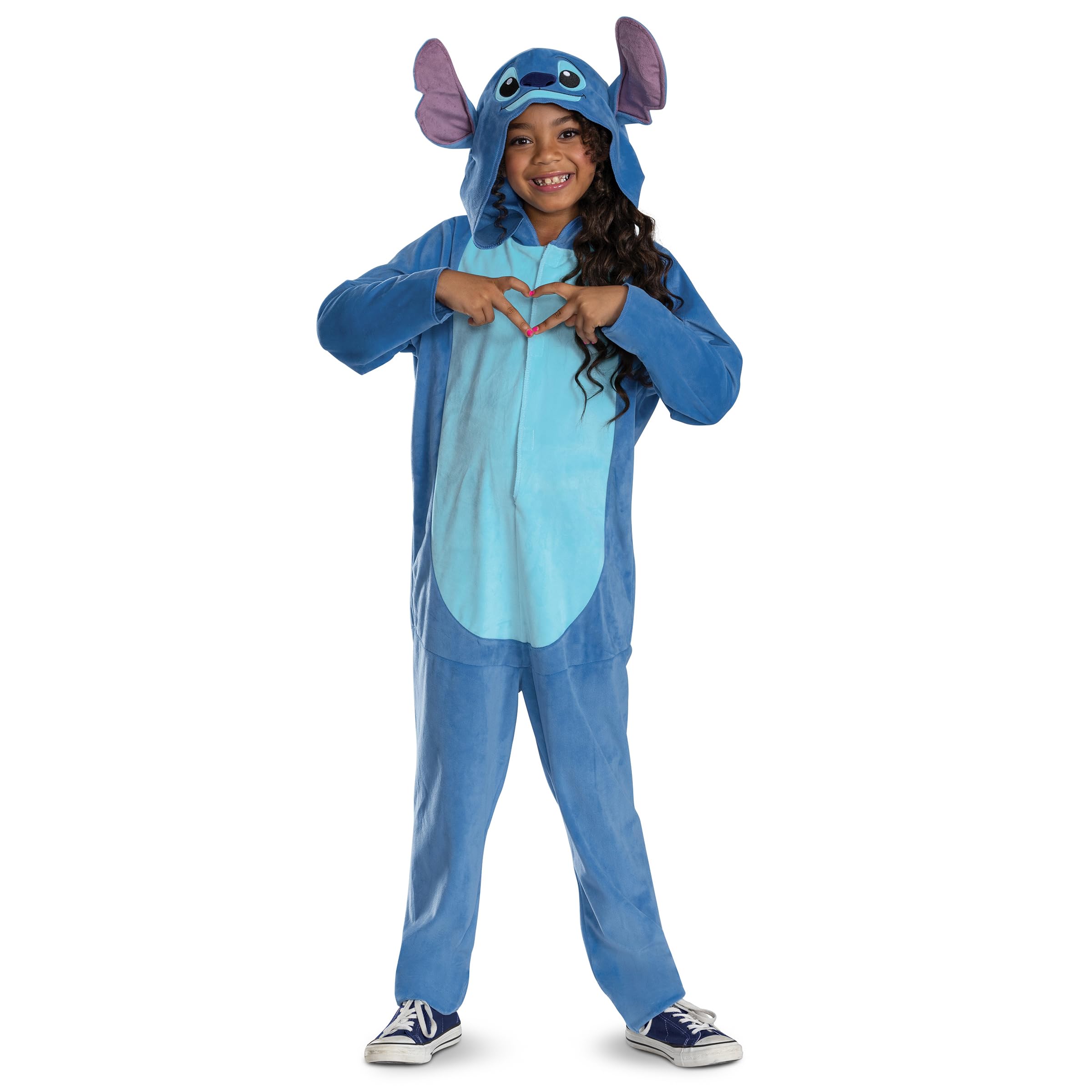 Disney Stitch Costume per bambini, tuta con cappuccio ufficiale Lilo e Stitch