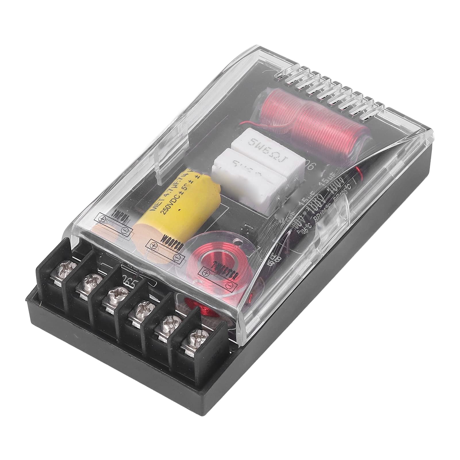 Altoparlanti Auto 6,5 Pollici, Componenti Audio 2 Vie In Metallo E Abs, Suono Chiaro Alta Frequenza, Installazione Universale Facile, 280W Rms Per Appassionati Di Musica