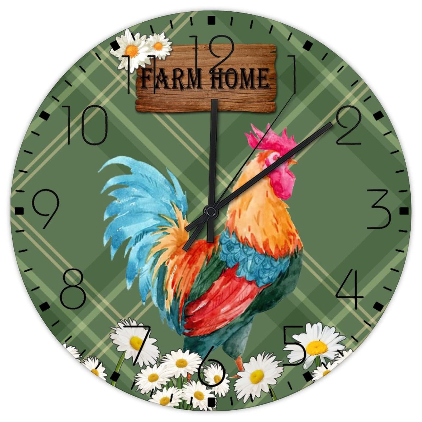 Horloge murale à piles élégante à offrir pour une pendaison de crémaillère
