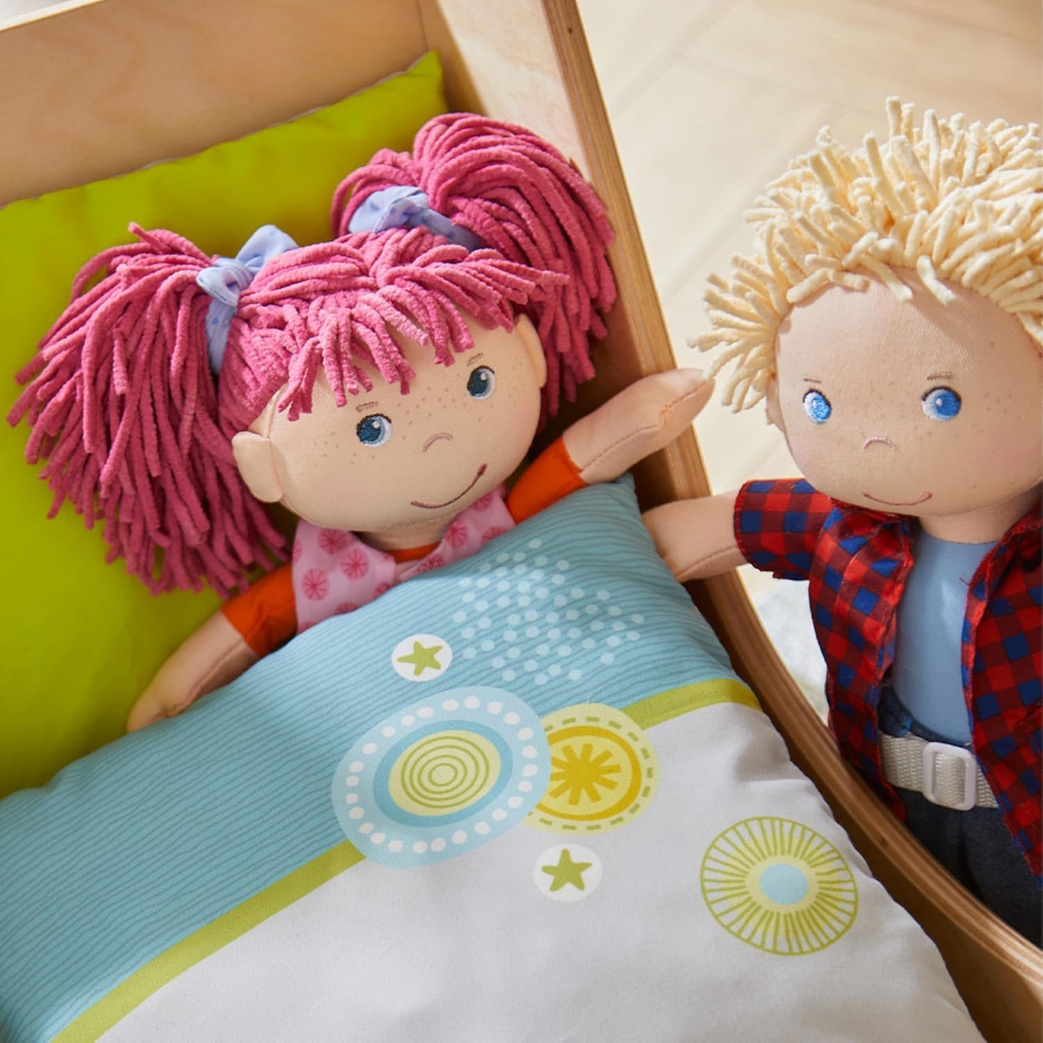 HABA 302842 Soft Doll Lilli -Lou, 30cm, for Ages 18 Months and Up