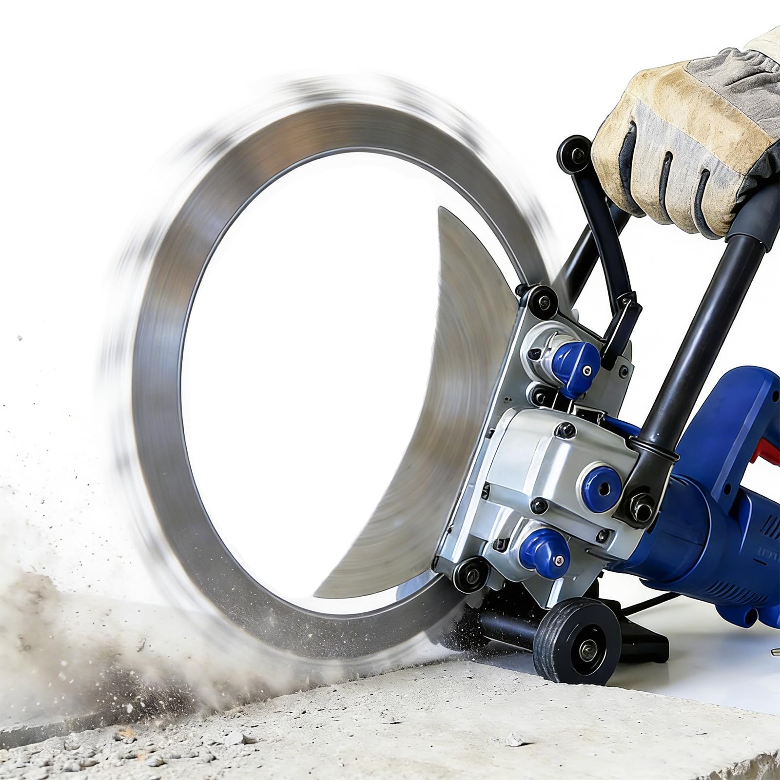 Elektryczna piła do betonu 400 mm, 8800 W, głębokość cięcia 300 mm, do cięcia na mokro i na sucho, przecinarka 220 V, piła do cegieł 3600 obr./min