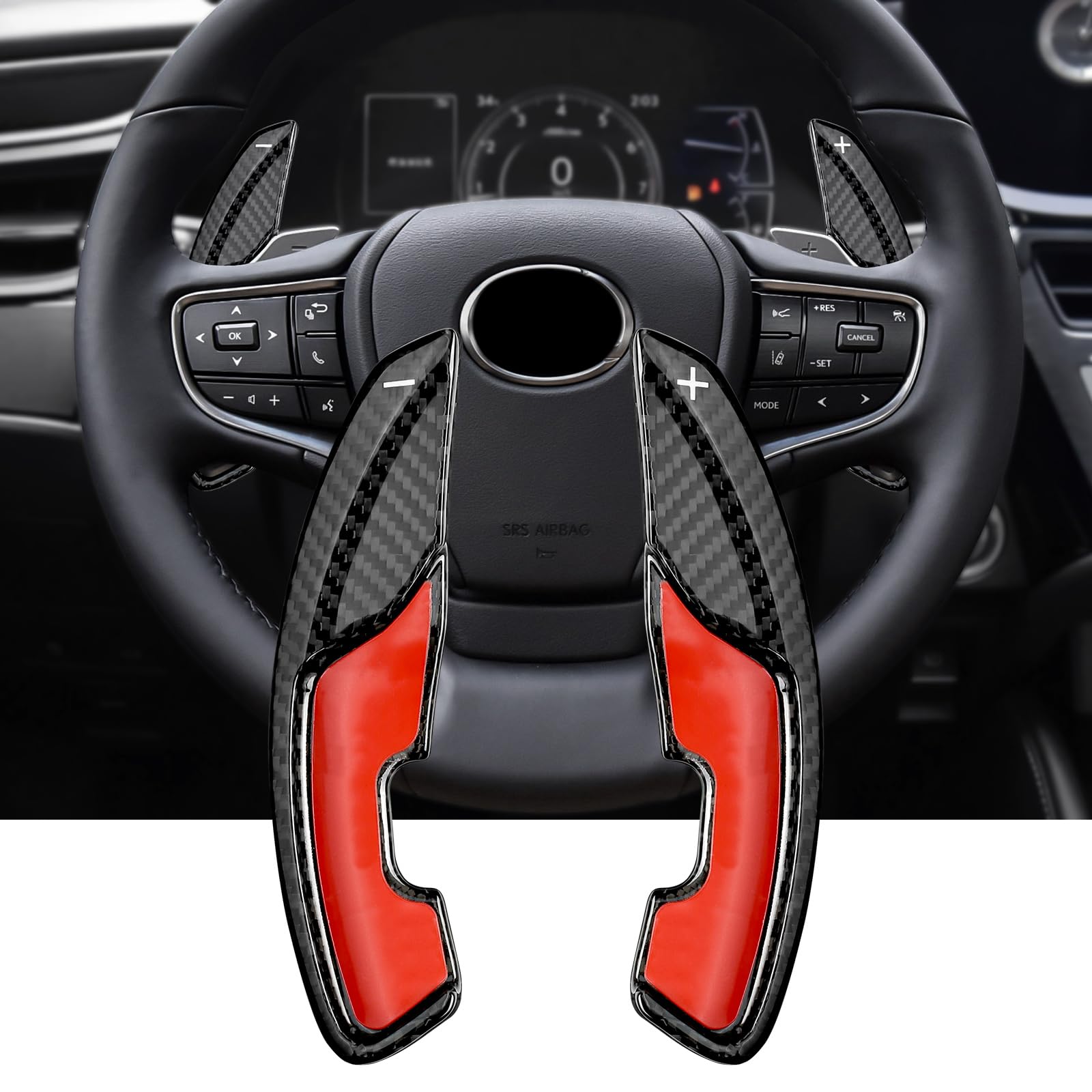 Amazon.co.jp: [T-carbon]レクサスに適用する パドルシフトカバー