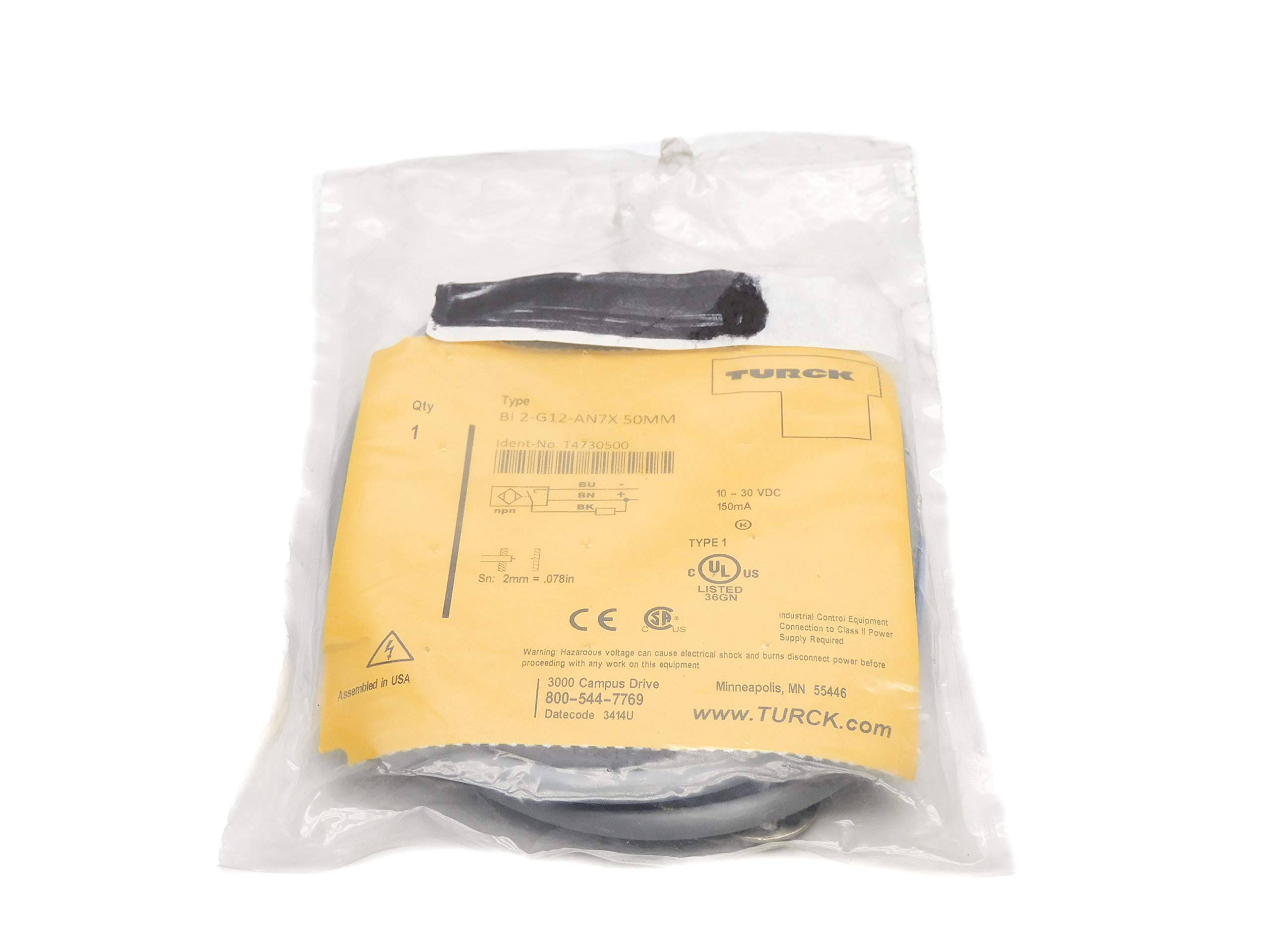 INDUSTRIAL MRO BI2-G12-AN7X 50MM NSMP-OEM