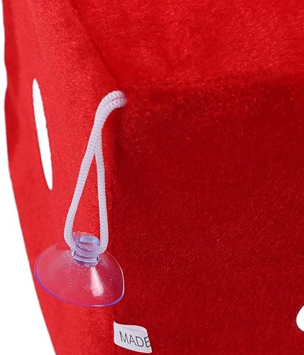 Miniatura 8 de Juguetes de dados de felpa, dados rellenos suaves con cojín cúbico, adorno de sofá, esponja de Pleuche para uso doméstico rojo