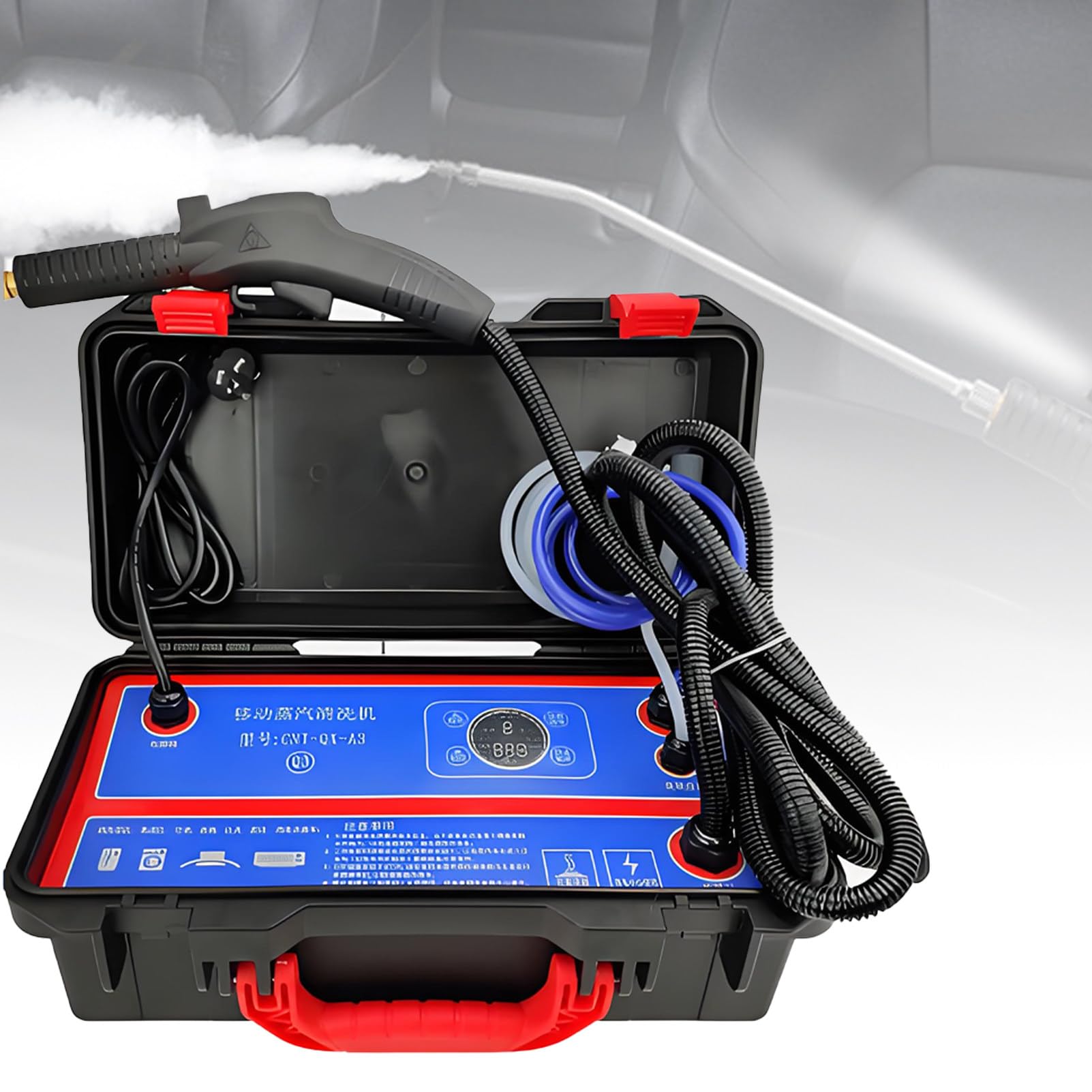 Przenośna myjka parowa o mocy 3500 W, wydajna myjka parowa 220V