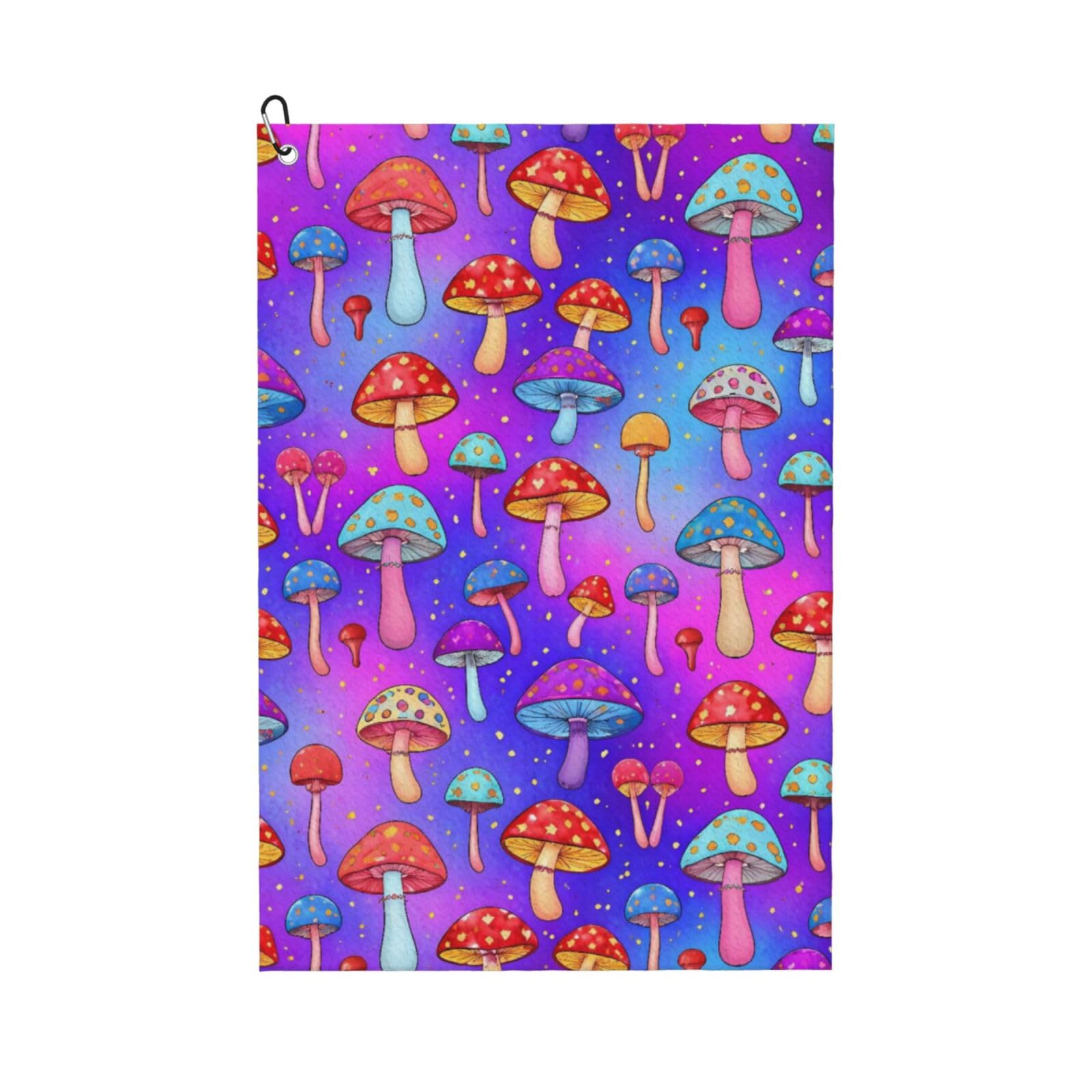 BSDFGSDD Trippy Mushrooms Golf Towel 24 x 16 inches