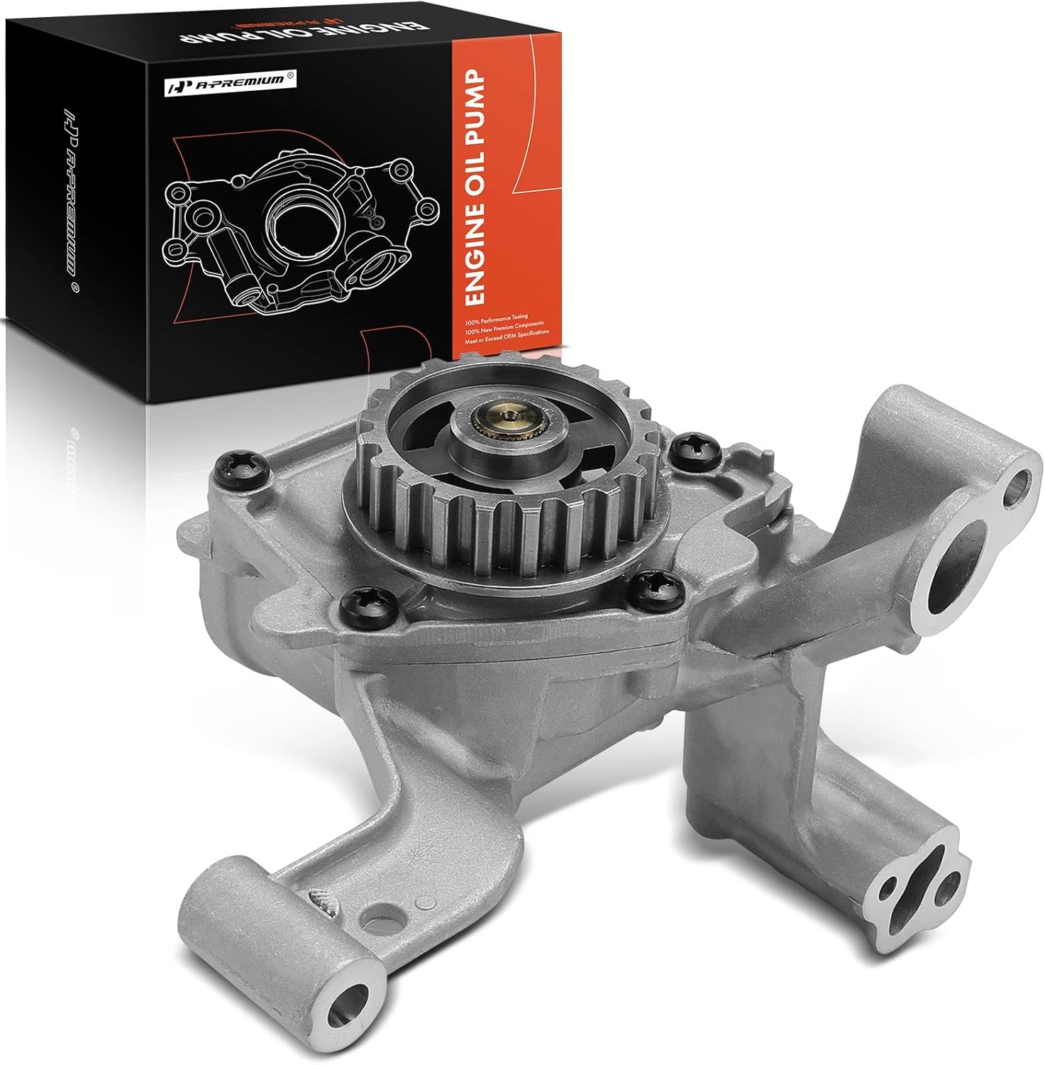 A-Premium Engine Oil Pump - Compatible with Ford Focus III Estate Van, Focus III Hatchback Van, Focus III Saloon, Focus III Turnier, Focus IV, Transit, Fiesta VI Van, Fiesta VII Van, Ecosport