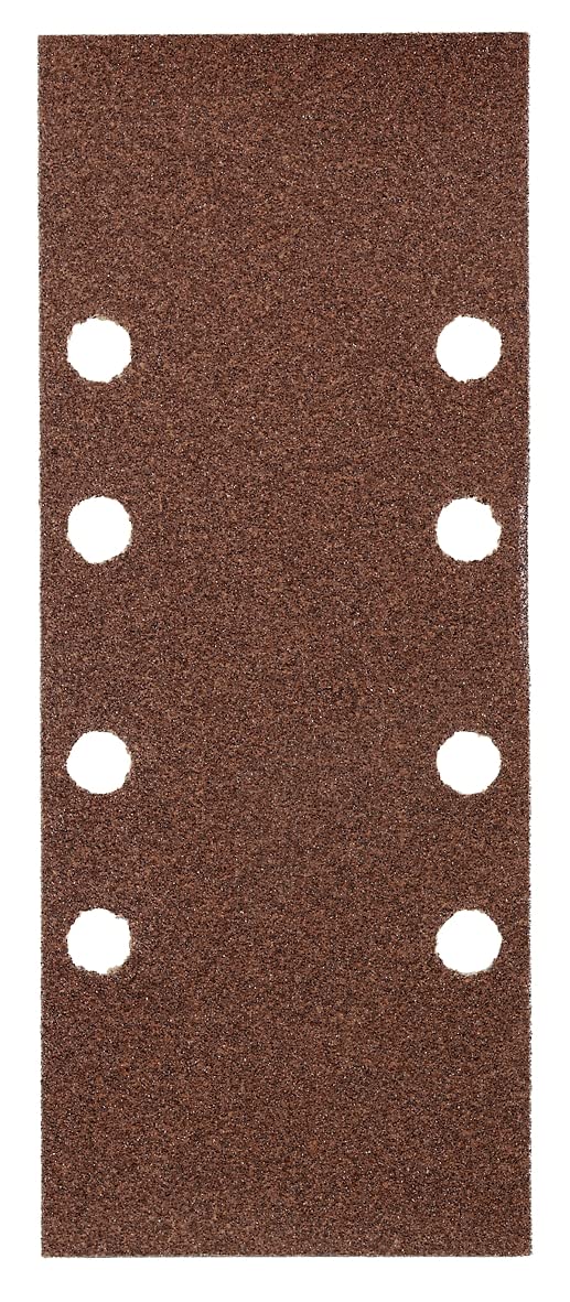 kwb Bandes abrasives 93x230 mm en corindon de grain 180, encollage de haute qualité, support papier robuste, utilisation universelle pour le ponçage moyennement fin du bois et du métal