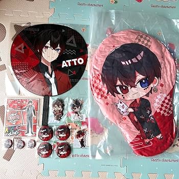 Amazon.co.jp: AMPTAKxCOLORS あっとくん グッズ セット うちわ