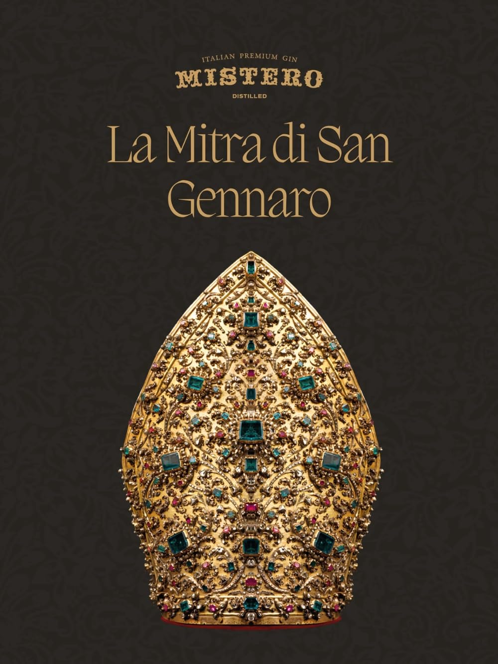 Gin Mistero Dry "San Gennaro" Ginnasium Spirits 70cl - Italia Premium Gin - Mistero Gin Dry