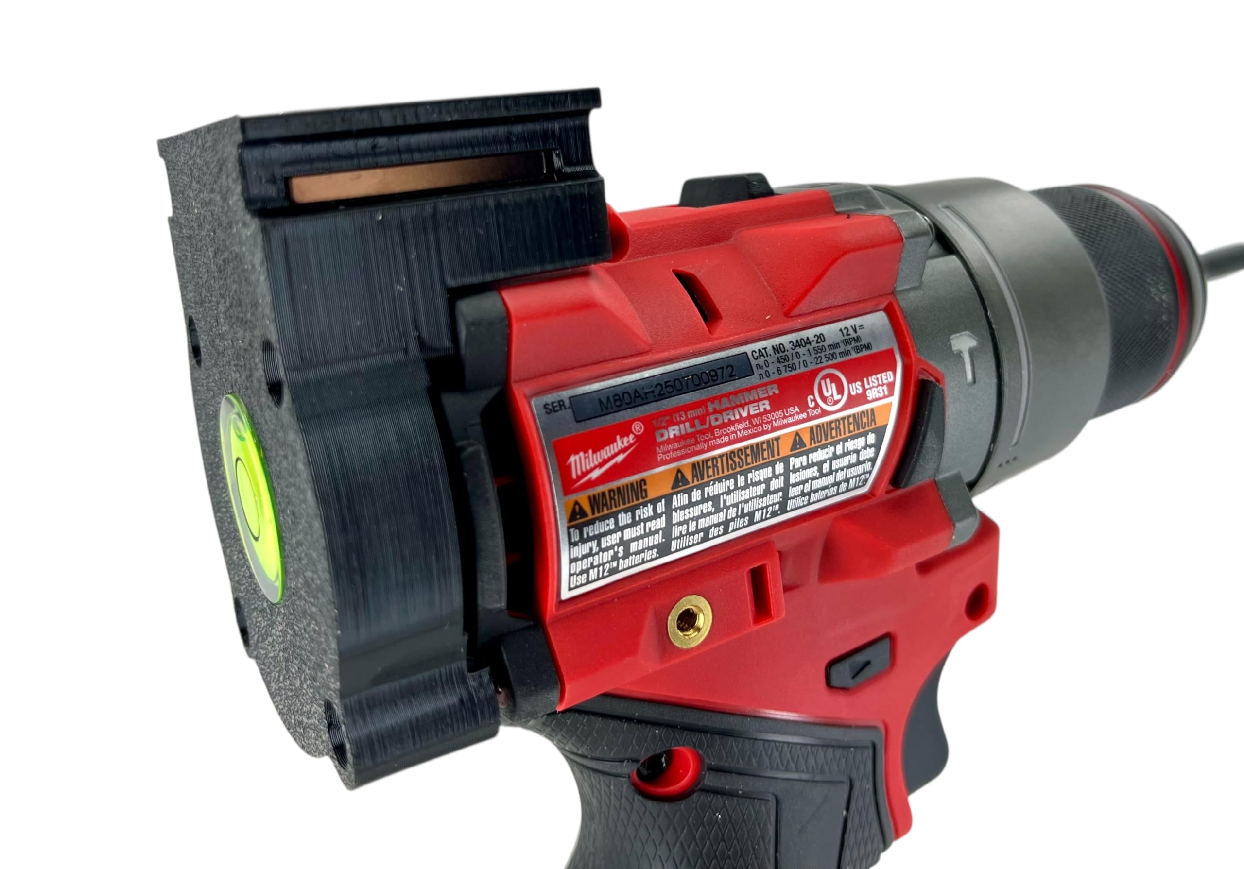 Milwauk M12 Carburant Combo Fixation Rapide Niveau à Bulle 3404-20 Aide à la Ligne Droite