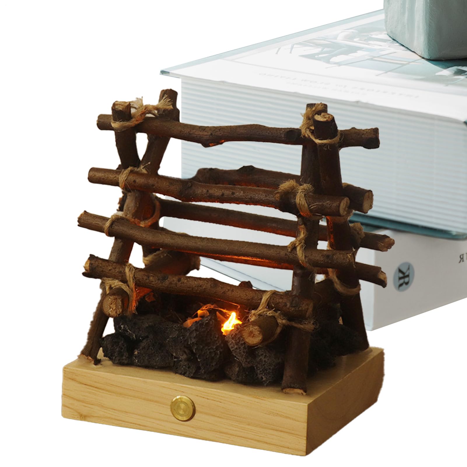 Bûches de cheminée LED pour créer une ambiance chaleureuse de Noël