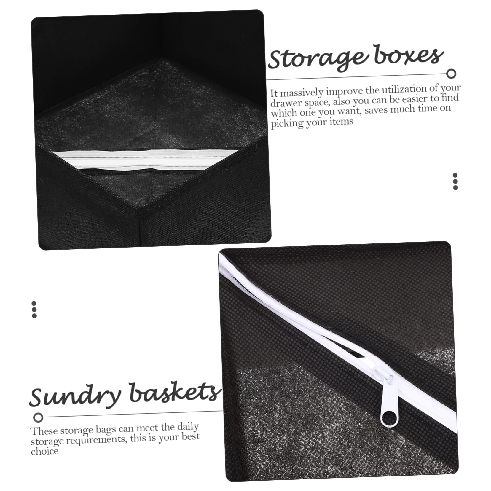 SOIMISS 6pezzi Contenitori Per Vestiti Pieghevoli Scatole Portaoggetti Scomparti Organizer Per Vestiti Per Ragazza Custodie -contenitori Scatole -reggiseni e Biancheria Intima