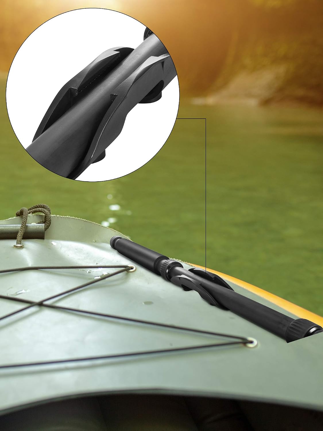 Norme Kayak Paddle Clip with Hardware Universal Kayak Paddle Holder Clips Compatible with Perception Kayaks, Emotion Kayaks, Lifetime Kayaks, Pelican Kayaks, Malibu Kayaks, Vibe Kayaks