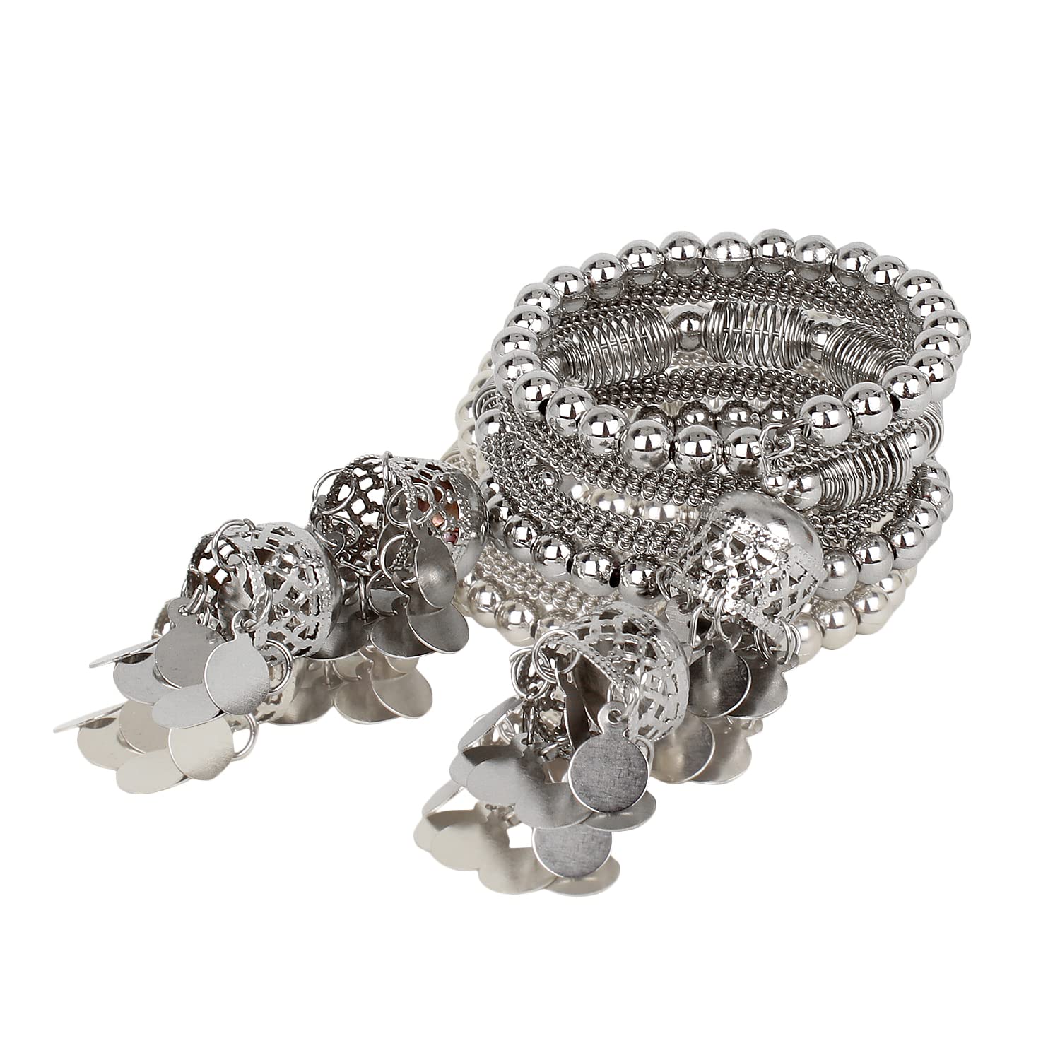 See full amazon price history chart for HSNJ JEWELS Traditional Silver Jhumki Latkan Adjustable Stylish Latest Bracelet for Girls and Women HSNJ JEWELS Traditional Silver Jhumki Latkan Adjustable Stylish Latest Bracelet for Girls and Women (B0BPPC3MMH) Amazon Price History, Amazon Price Tracker
