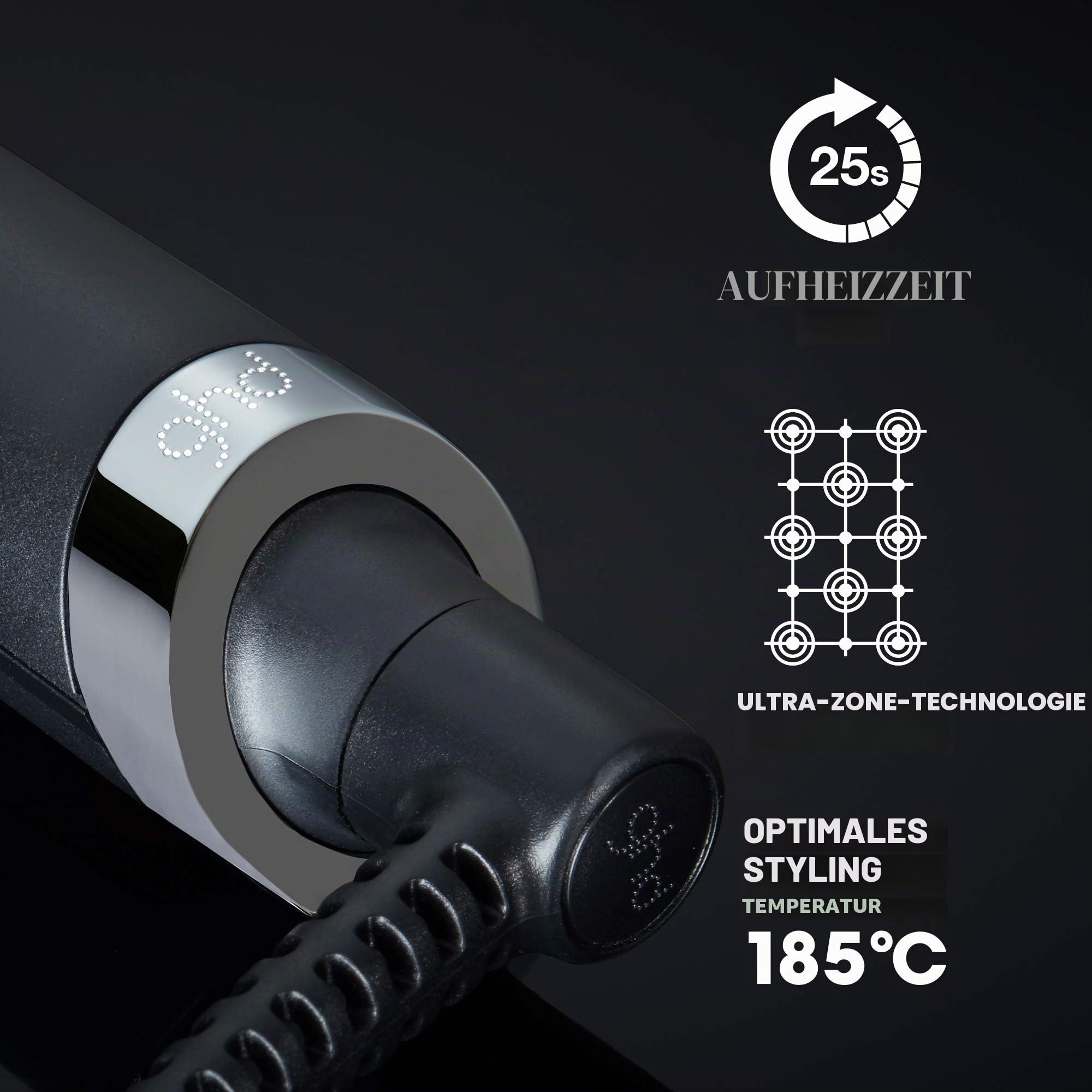 ghd curve thin wand, professioneller Lockenstab ohne Klammer & curve creative curl wand, professioneller Lockenstab ohne Klammer, konisch