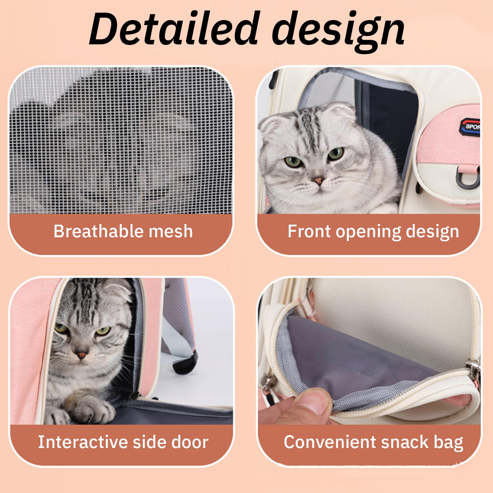 Transportin Gato con Ruedas Y Varilla Telescópica, Mochila Perro Transpirable Y Impermeable, Transportin Perro con Arnés Interno, Mochila Gato Carga Máxima 8Kg Maleta Trolley,Verde