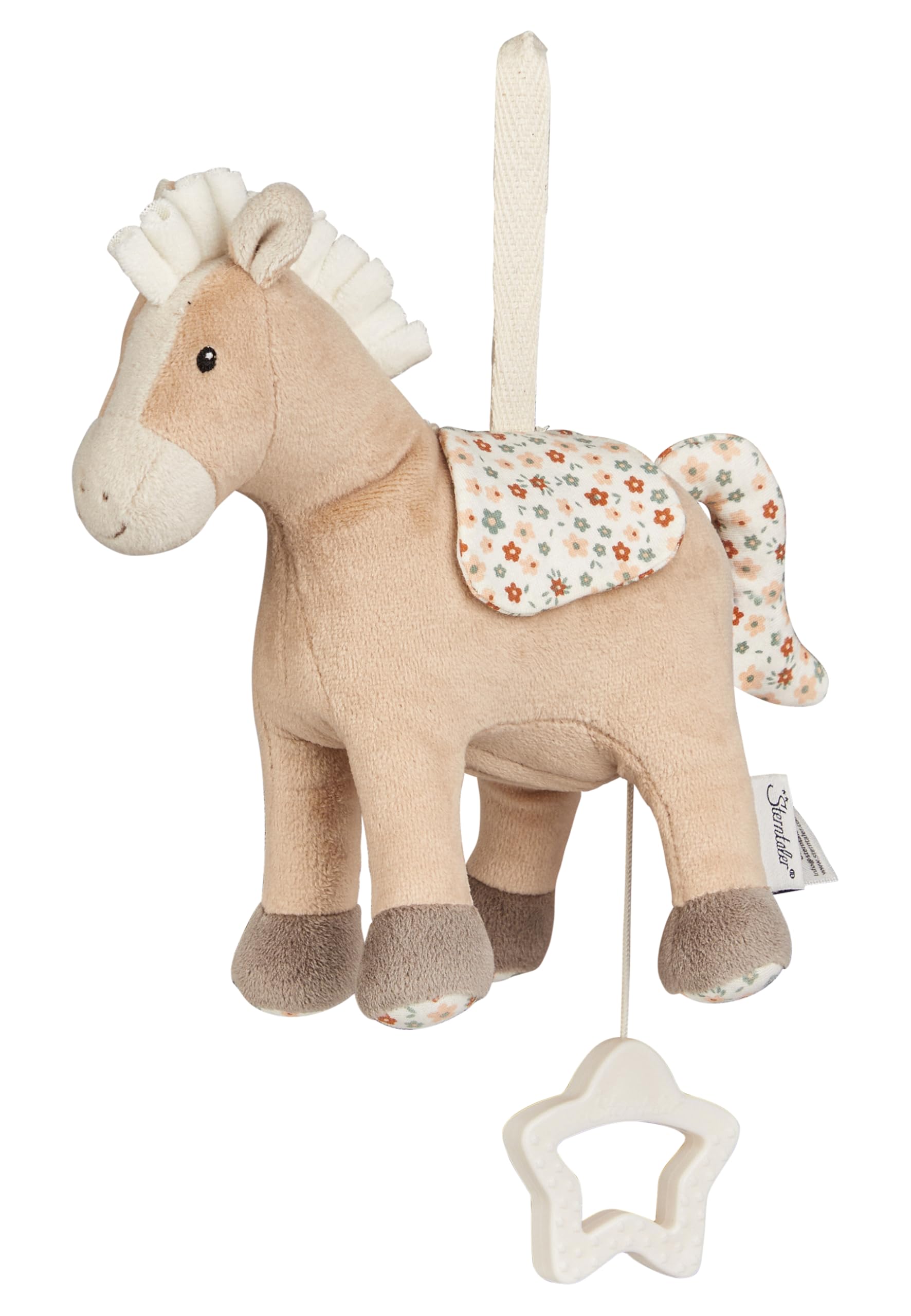 Sterntaler Spieluhr S Pferd Sunny – Baby-Spieluhr aus weichem Stoff