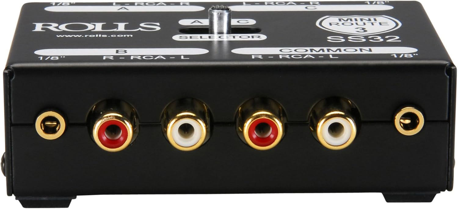 rolls SS32 3-Way Stereo Switch